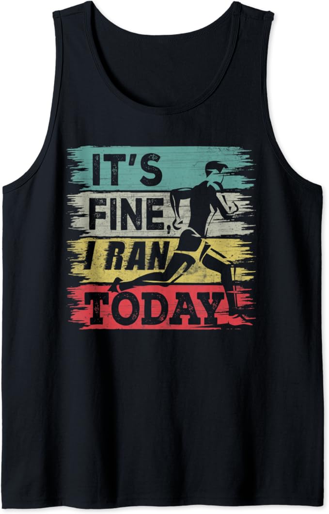 Funny Jogging or Running Cross Country Marathon Tank Top